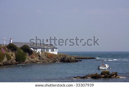 Bull Bay a popular tourist seaside village on the Isle of Anglesey