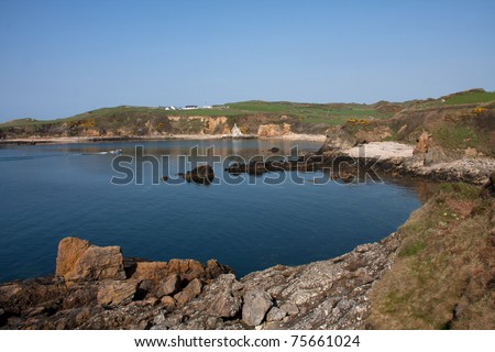 The Coastal path around Ceames and Bull Bay Isle of Anglesey North Wales