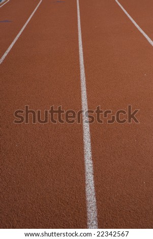 running track texture close up