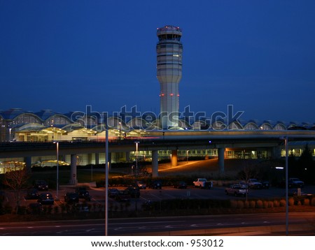 Washington National Airport Tower and Metro