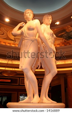 Replica Greek Statues, Caesar\'s Palace, Las Vegas