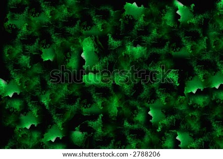 Abstract Green and Black Background
