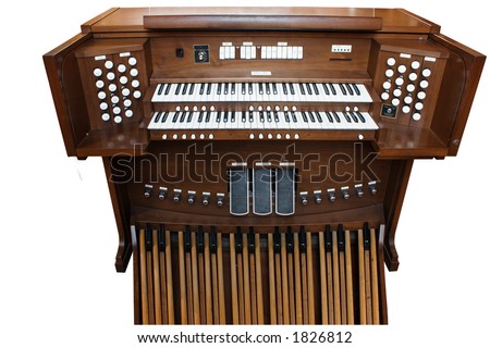 Old church organ