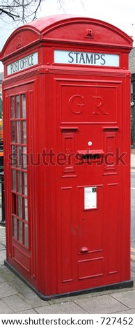 Combined Telephone and Postal Box