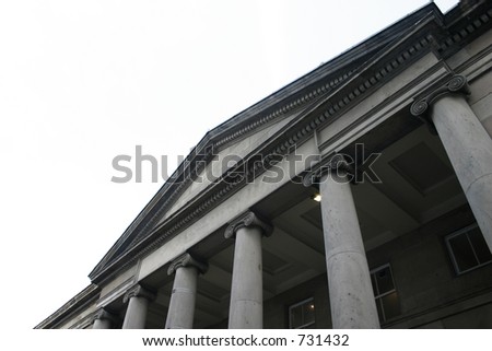 Stone Columns on Old Liverpool Building