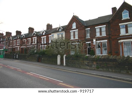 Old Terrace of Houses in North England