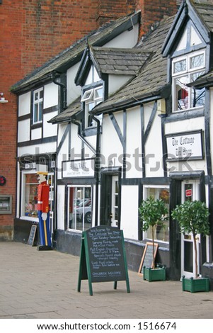 Shops in Frodsham Village Cheshire UK