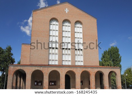 St. Antonio\'s church (Chiesa S. Antonio). Margera, Mestre, Venice, Italy