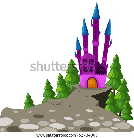 Cartoon Castle Flag