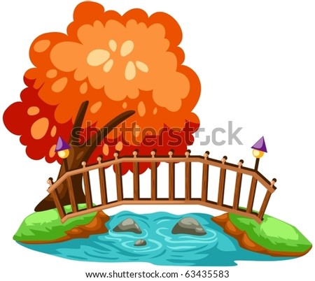 Wooden Bridge Cartoon