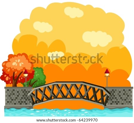 Cartoon Bridge Clipart