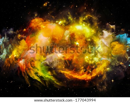 Universe Is Not Enough series. Composition of  fractal elements, lights and textures to serve as a supporting backdrop for projects on fantasy, science, religion and design