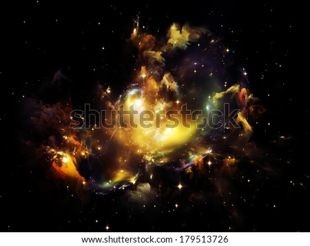 Universe Is Not Enough series. Visually pleasing composition of fractal elements, lights and textures to serve as  background in works on fantasy, science, religion and design
