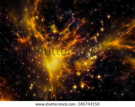 Universe Is Not Enough series. Design composed of fractal elements, lights and textures as a metaphor on the subject of fantasy, science, religion and design