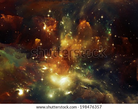 Universe Is Not Enough series. Visually attractive backdrop made of fractal elements, lights and textures suitable as element for layouts on fantasy, science, religion and design