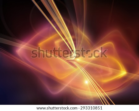 Light Trail series. Design made of light trails and forms to serve as backdrop for projects related to graphic design, science and technology