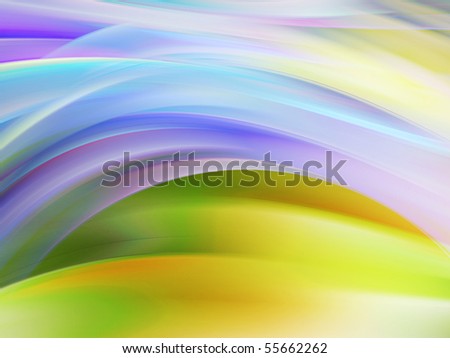 Abstract gradient waves background
