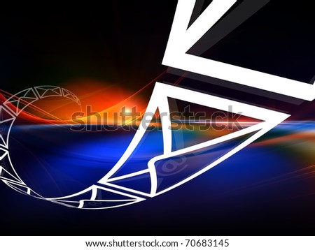 Dynamic Three Dimensional Email Abstract