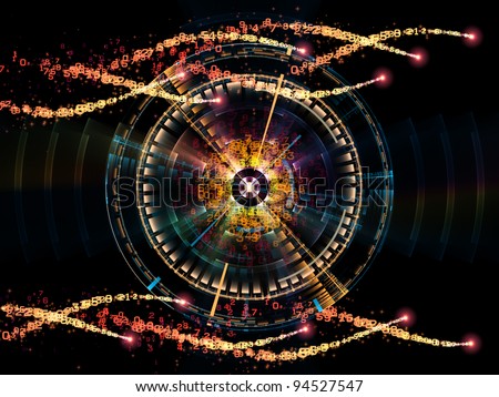 abstract radial design