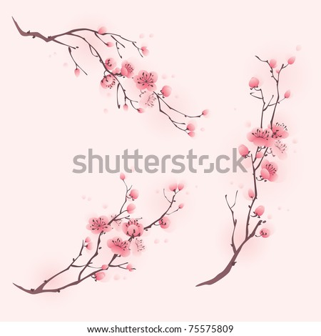 Cherry Flower Painting