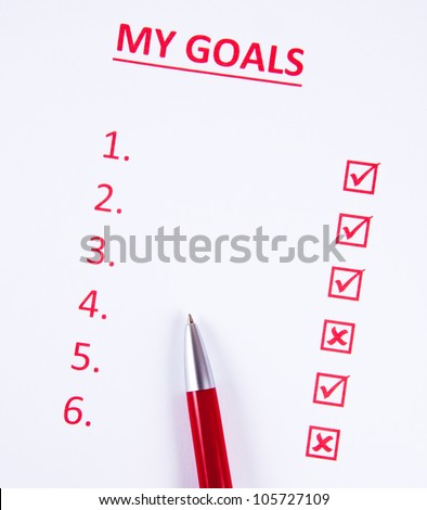 My Goals.