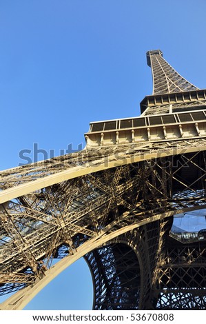 Eiffel Tower Picture Display on Morning With Eiffel Eiffel Tower Paris France Find Similar Images
