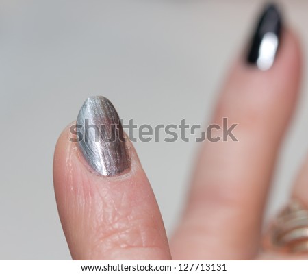 painted nail