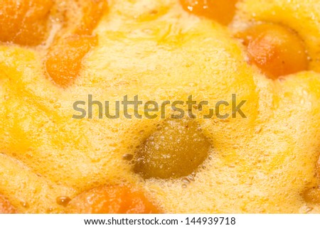 apricot jam as a background