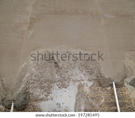 fresh concrete mixture