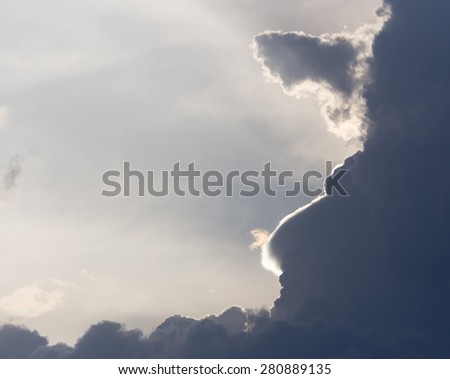 storm clouds in the sky