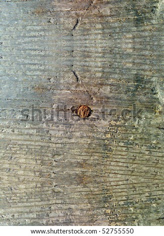getting old wood texture;the rusty nail