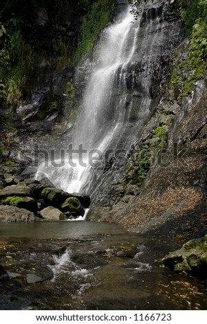 Taiwan Waterfall with Pool and Rocks