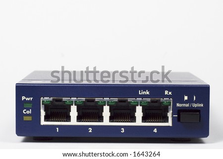 Ethernet  on Ethernet Computer Hub Or Switch Stock Photo 1643264   Shutterstock