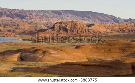Lake Powell in Glen Canyon National Recreation Area Utah