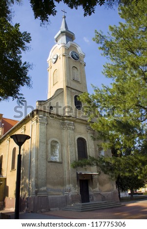 Jesus\'s Heart Church in Dombovar
