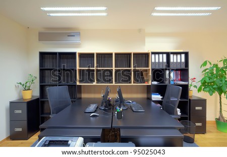 Interior of an office, modern and simple design.