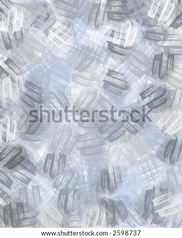 White Texture - Design made from stamped scans of watercolor paintings
