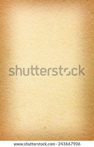 Rough old paper texture with vignetting borders