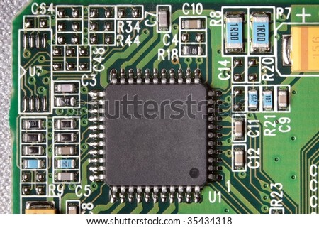 Extreme macro of electric components on printed circuit board