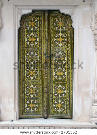 door in Bikaner (North-East India)