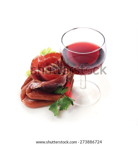 Meat and wine