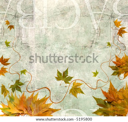 art autumn frame