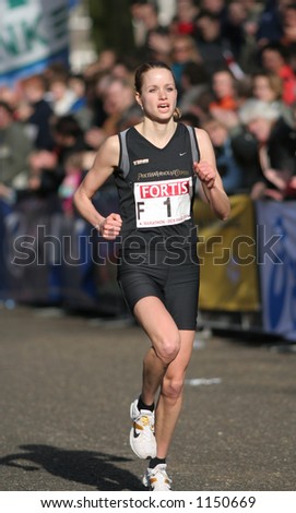 City-Pier-City loop the Hague 2006 (half marathon) Dutch winner women: Selma Borst