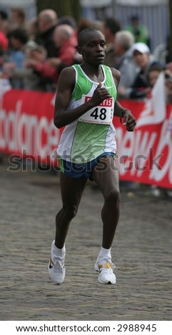 William Chebon Chebor, finished eight at the City-Pier-City loop the Hague 2007 (half marathon)