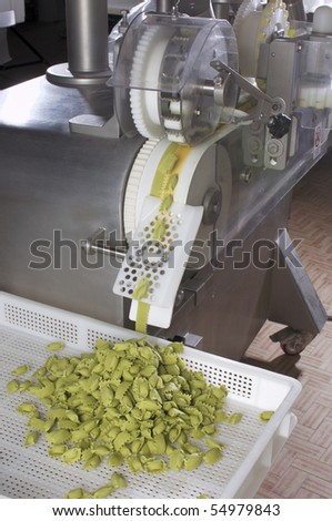 Automated food factory make fresh pasta