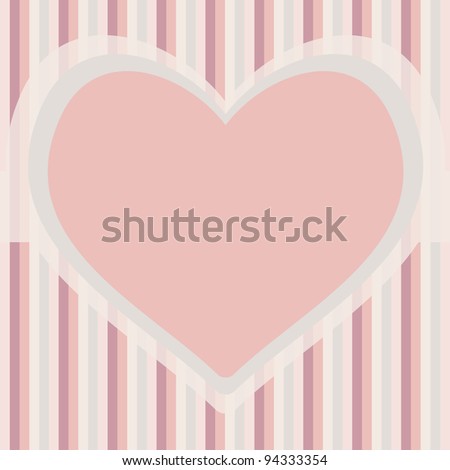romantic heart frame