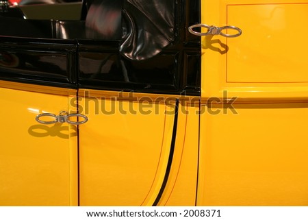 vintage yellow auto