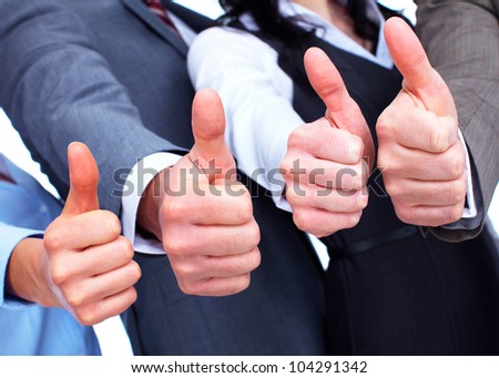 Group of business people hands. Success. Success. Businessman. Isolated on white background.