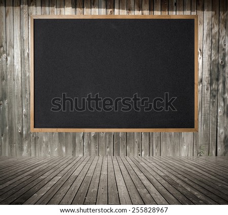 Blackboard on the wall background abstract background design.