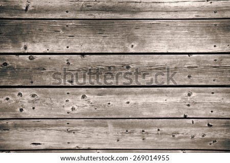 Old vintage Wooden table background. Banner with space.